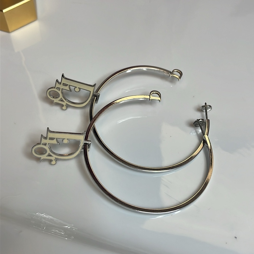 DIOR HOOPS VINTAGE - Picture 7 of 12